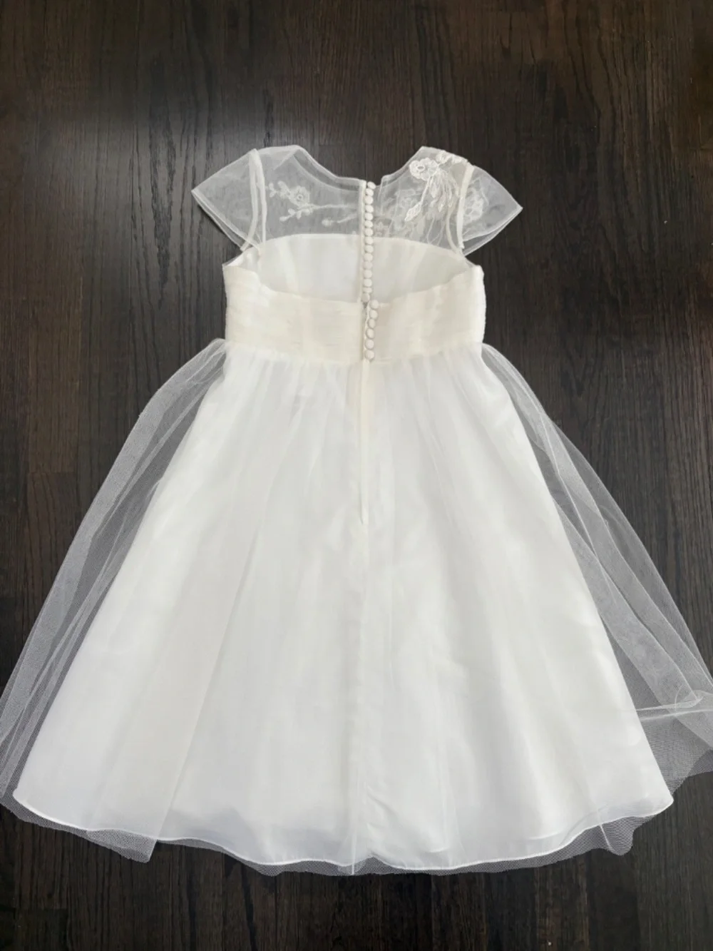DAVID’S BRIDAL flower girl dress - Picture 2 of 8